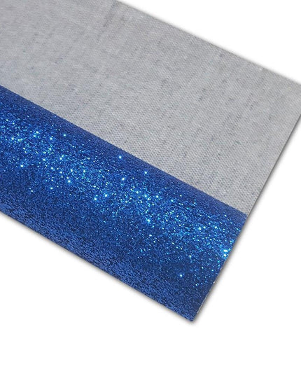 Lustrous Black and Gold Glitter Faux Leather Craft Sheet for Exceptional DIY Projects