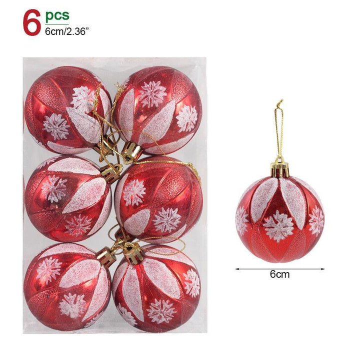 Festive Glittering Holiday Bauble Set