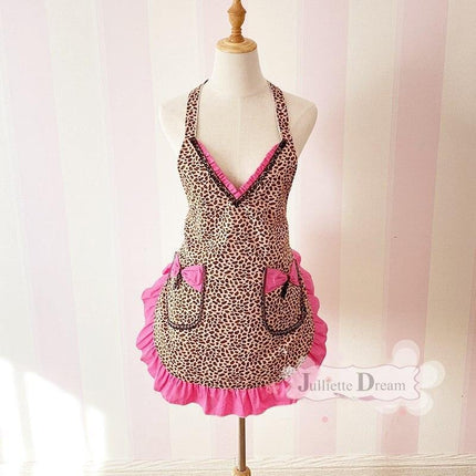 Elegant Korean Lace Cooking Apron for Stylish Chefs