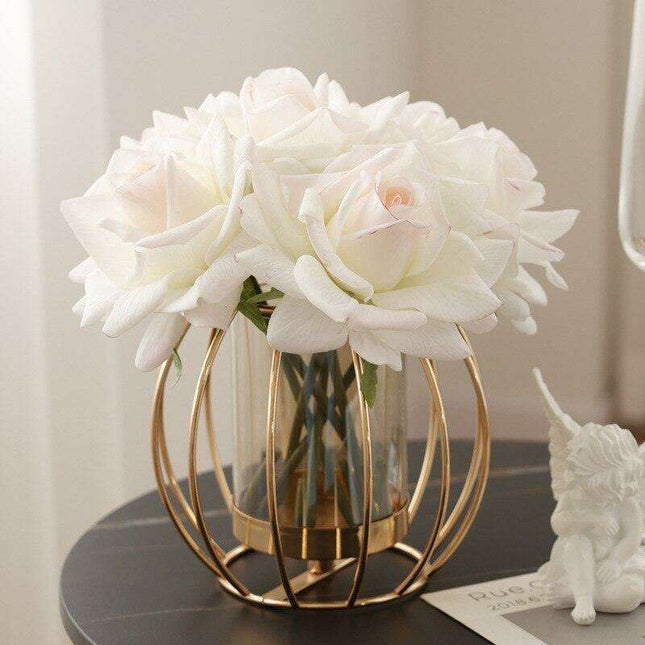 Realistic Rose Latex Floral Display - Timeless Beauty for Any Event