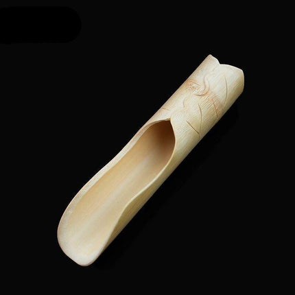 Chic Vintage Stainless Steel Tea Spoon Collection with Elegant Wood Highlights - Ideal for Tea Connoisseurs