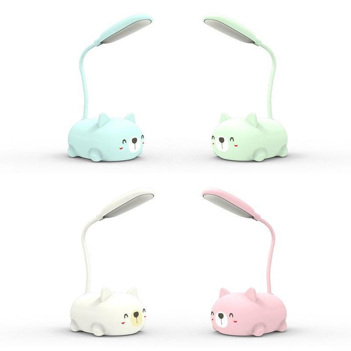 Whimsical LED Cartoon Desk Lamp: Personalized Charging Gift for a Creative Workspace