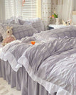 Grey / Flat Bed Sheet / Twin 1.2m bed (3pcs)