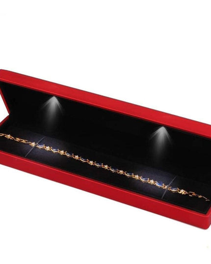 Elegant LED Jewelry Presentation Box: Illuminate and Showcase Your Precious Accessories