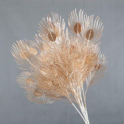 Elegant Golden Maple Leaf Home Decor Accent - Stunning Decorative Piece