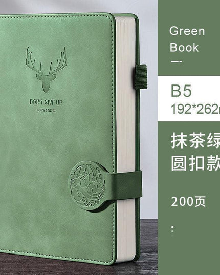 Luxurious A5 Leather-bound Journal: 200 Pages for Creative Expression