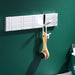 Modern Electroplated Aluminum Wall Hook Set - Elegant Storage Solution