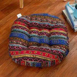 Serene Japanese-Inspired Plush Meditation Cushion Collection: Elevate Your Home Relaxation Experience