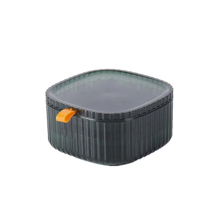 Waterproof Multi-Layer Jewelry Storage Box with Transparent Compartments
