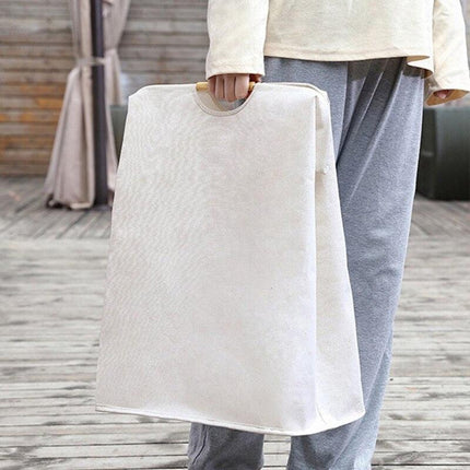 Stylish Waterproof Laundry Hamper with Durable Handles and Generous Capacity