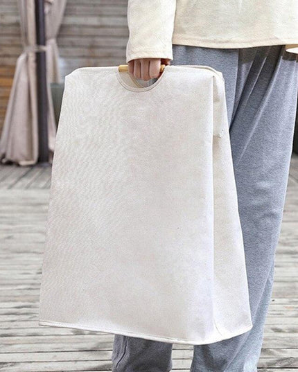 Stylish Waterproof Laundry Hamper with Durable Handles and Generous Capacity