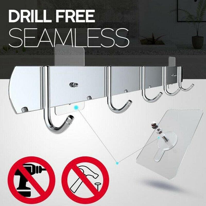 10/5Pcs HIgh Quality Punch-free Screws Strong Self-adhesive Suction Cup Sucker Wall Hooks Hanger for Kitchen Bathroom Tools-0-Très Elite-5PCS-6mm-Très Elite