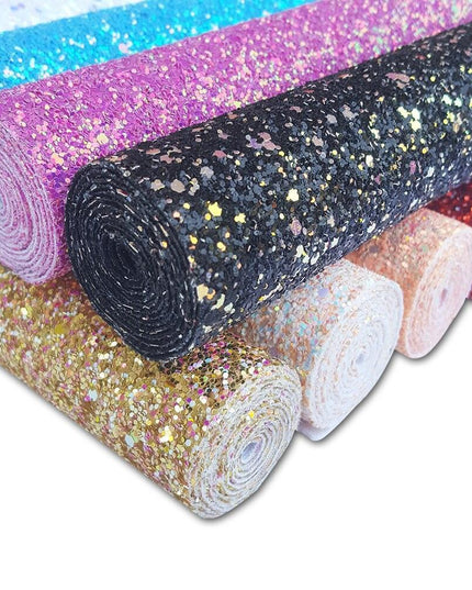 Sparkling DIY Accessory Design Kit - Unleash Your Creativity with Glamorous Glitter Fabric