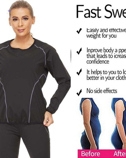 Women’s Sculpting Sauna Compression Workout Top