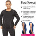 Women’s Sculpting Sauna Compression Workout Top