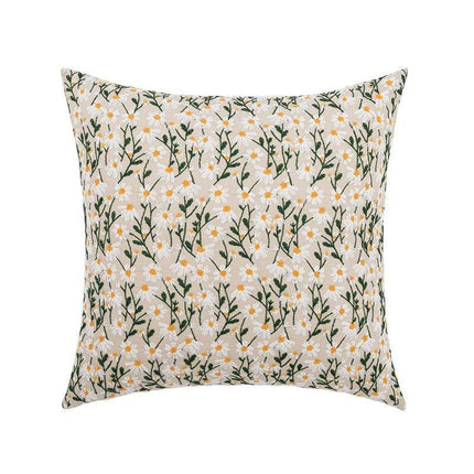 Boho Chic Floral Lumbar Pillow Cover - Stylish Home Decor Accent