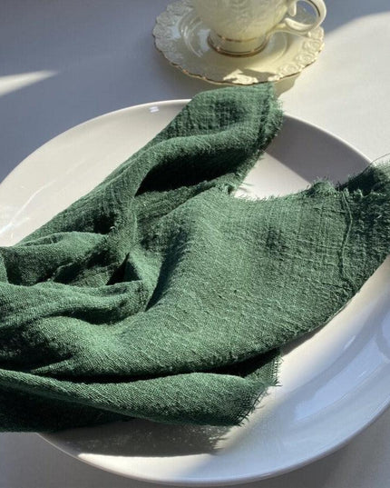 Elegant Holiday Linen Blend Napkins - 50 Pack for Festive Gatherings