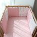 Ultimate Comfort Nordic Cartoon Baby Crib Bumper Set: 6-Piece Infant Nursery Protector with Cotton Luxury