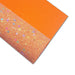 Orange Glitter Faux Leather Roll - Crafting Material for Elegant DIY Bags and Accessories