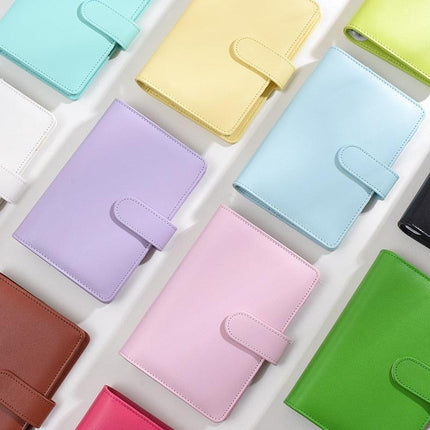 Elegant A6 Budget Planner Organizer with Customizable Loose-Leaf Pages and Secure Zippered Pockets - Stylish Financial Management Tool for Effortless Budgeting