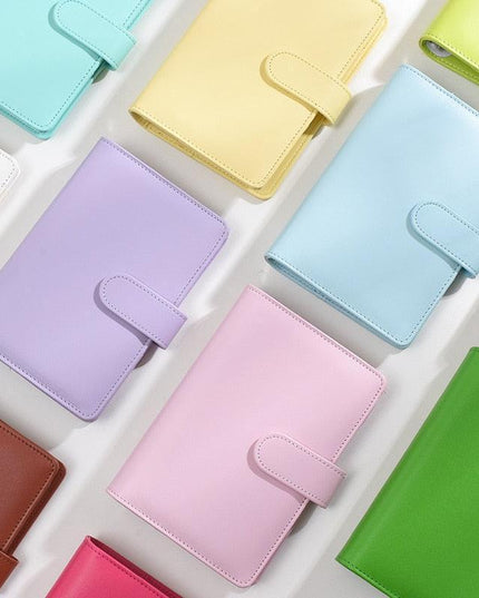 Elegant A6 Vegan Leather Organizer with Customizable Pages and Secure Zip Pockets for Seamless Planning