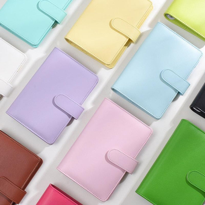 Elegant A6 Vegan Leather Organizer with Customizable Pages and Secure Zip Pockets for Seamless Planning