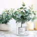 Chic Faux Eucalyptus Leaf Arrangement - Set of 10 for Stylish Home Accents