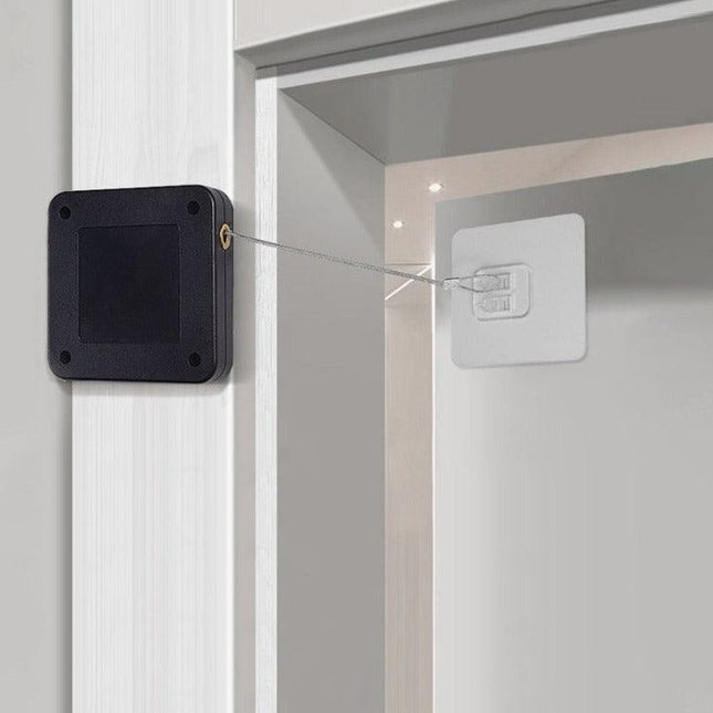 Silent Soft Close Automatic Sliding Door Closer Kit with Customizable Force Settings