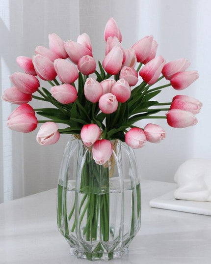 Exquisite Elegance: 10PCS Premium Artificial Tulip Flower Set