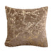Sophisticated Nordic Golden Printed Cushion Cover in Timeless Black and Grey