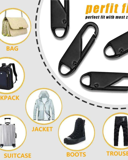 Sustainable Zipper Repair Kit - 5-Piece Eco-Friendly Pull Tab Set