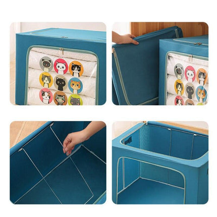 22L Waterproof Storage Organizer for Clothes & Quilts - Sturdy Oxford Fabric