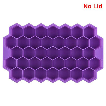 Vibrant Honeycomb Silicone Ice Cube Mold - Ideal for Cocktails and Frozen Delights