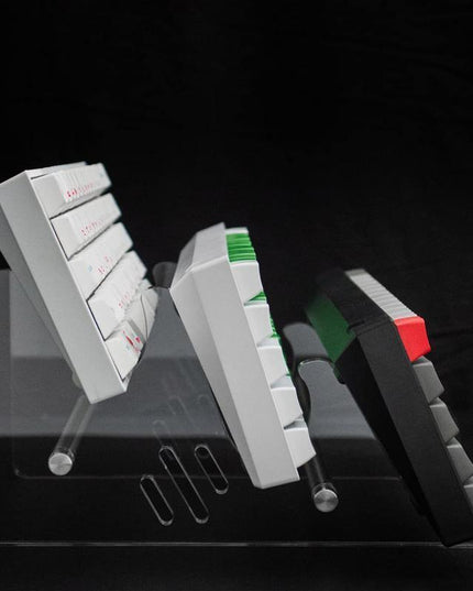Sleek Customizable Acrylic Keyboard Organizer - Modern Storage Solution for Mechanical Keyboards