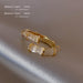 Opal Bamboo Rings - Exquisite Korean Fashion Statement