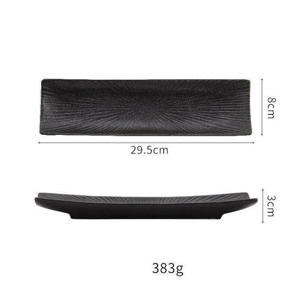 Vintage-Inspired Japanese Ceramic Sushi and Sashimi Platter