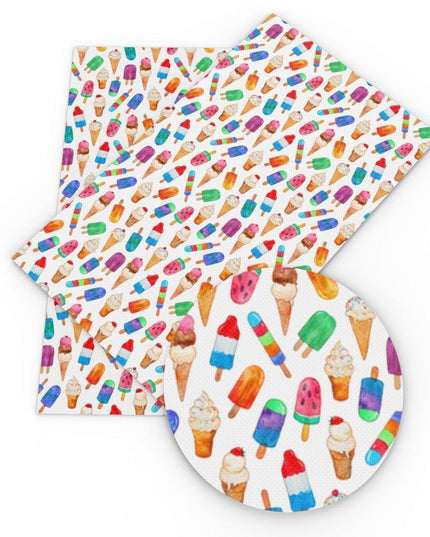 Whimsical Cake Candy Faux Leather Crafting Kit for DIY Accessories and Bags