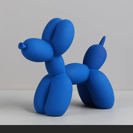 Sleek Resin Balloon Dog Sculpture for Chic Home Decor