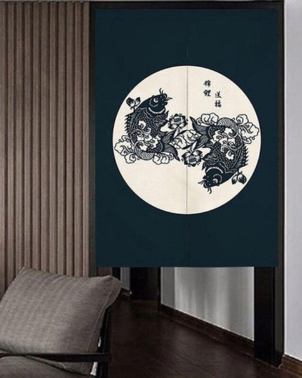 Koi Elegance Room Divider - Enhance Your Space with Japanese Flair