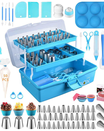 Comprehensive 236-Piece Cake Decorating Master Set - Elevate Your Baking Skills