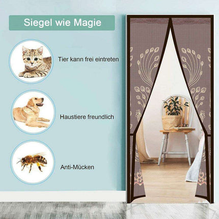Magnetic Insect Defense Mesh Door for Ultimate Home Comfort