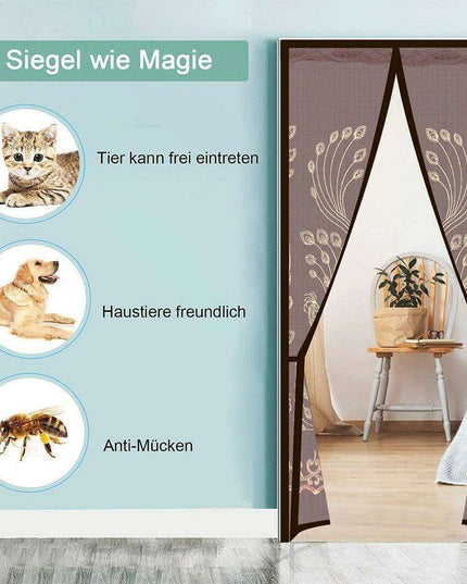 Magnetic Insect Defense Mesh Door for Ultimate Home Comfort