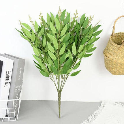 Lifelike Silk Greenery Bouquet for Elegant Home and Event Decor