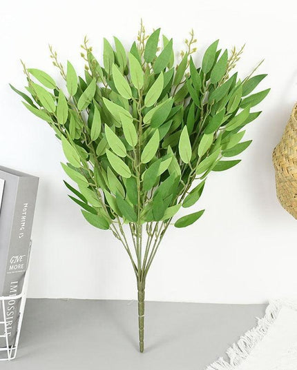 Lifelike Silk Greenery Bouquet for Elegant Home and Event Decor