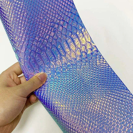 Iridescent Dragon Scale Leather for Enchanting DIY Creations