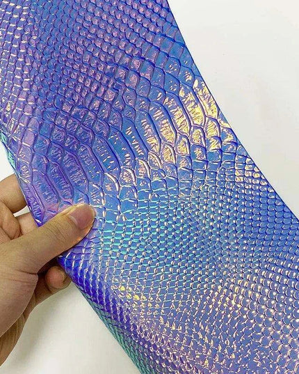 Iridescent Dragon Scale Leather for Enchanting DIY Creations