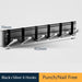 Modern Electroplated Aluminum Wall Hook Set - Elegant Storage Solution