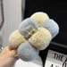 Luxe Rabbit Fur Shark Clip - Chic Hair Claw Accessory