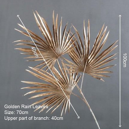 Elegant Golden Maple Leaf Home Decor Accent - Stunning Decorative Piece