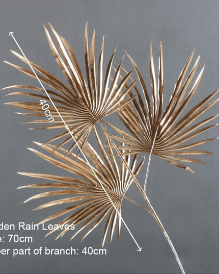 Elegant Golden Maple Leaf Home Decor Accent - Stunning Decorative Piece